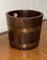 Edwardian Oak Bucket with Brass Braces from R A Lister & Co., 1900s 6
