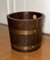 Edwardian Oak Bucket with Brass Braces from R A Lister & Co., 1900s 7