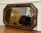 Art Deco Bevelled Oak Mirror, 1920s, Image 3