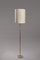 Swedish Floor Lamp with Cast Glass Details, 1950s, Image 1