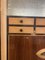 Mueble bar italiano de palisandro y pergamino de Osvaldo Borsani, años 40, Imagen 3