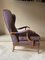 Italian Armchair with Velvet Backrest by Paolo Buffa, 1940s 3