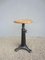 Industrial Stool from Singer, 1930s, Image 7