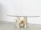 Travertine Dining Table attributed to Willy Ballez, 1970s 10