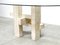 Travertine Dining Table attributed to Willy Ballez, 1970s, Image 9