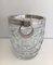 Crystal and Silver Metal Champagne Bucket, 1930s 6