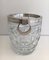 Crystal and Silver Metal Champagne Bucket, 1930s, Image 6