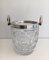 Crystal and Silver Metal Champagne Bucket, 1930s, Image 4