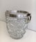 Crystal and Silver Metal Champagne Bucket, 1930s, Image 8