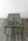 Mid-Century Coffee Table in Chrome and Green Marble, 1960 8