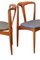 Juliane Stühle aus Teak von Johannes Andersen für Uldum Møbelfabrik, 1960er, 6er Set 6