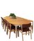 Table de Salle à Manger Ronde en Chêne avec 4 Plateaux par Henning Kjærnulf pour Sorø Stolefabrik, Danemark, 1960s 21