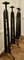 Floor Standing Cathedral Candleholders in Hand Forged Iron, 1994, Set of 4 6