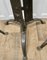 Floor Standing Cathedral Candleholders in Hand Forged Iron, 1994, Set of 4 4