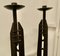 Floor Standing Cathedral Candleholders in Hand Forged Iron, 1994, Set of 4 8