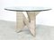 Architectural Travertine Dining Table, 1970s 1