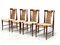 Vintage Teak and Wicker Dining Chairs, 1960s, Set of 4, Image 5