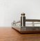 Art Deco / Art Noveau Metal and Glass Tray 20