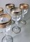Italian Louis XVI Style Water Goblets with Gold Rim, 1970s, Set of 6, Image 8