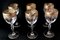 Italian Louis XVI Style Water Goblets with Gold Rim, 1970s, Set of 6 5