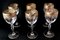 Italian Louis XVI Style Water Goblets with Gold Rim, 1970s, Set of 6, Image 5