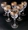 Italian Louis XVI Style Water Goblets with Gold Rim, 1970s, Set of 6 4
