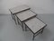 Tables Gigognes Vintage avec Carrelage, 1960s, Set de 3 3