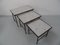 Vintage Nesting Tables with Tiles, 1960s, Set of 3 3