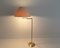 Lampada da terra Mid-Century moderna in ottone con braccio girevole, anni '60, Immagine 2