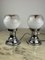 Bedside Table Lamps of Toni Zuccheri for Mazzega, Italy, 1970s, Set of 2 1