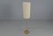 Lámpara de pie Mid-Century moderna de latón, años 60, Imagen 3