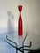 Mid-Century Swedish Red Candleholder by Master Craftsman Rude Osolnik, 1960s 4