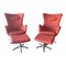 Scandinavian Lounge Chairs with Ottomans from Bröderna Andersson, Sweden, 2000s, Set of 4, Image 10
