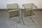 Chromed Metal and Smoked Glass Side Tables, France, 1970s, Set of 2 7
