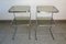 Chromed Metal and Smoked Glass Side Tables, France, 1970s, Set of 2, Image 1