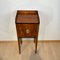 Biedermeier Nightstand in Cherry Veneer and Brass, 1820, Image 7