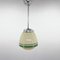 Art Deco Hand Painted Glass Pendant Light, 1930s, Image 3