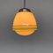 Art Deco Hand Painted Glass Pendant Light, 1930s 5