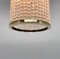 Brass & Crystal Ceiling Light attributed to Preciosa, Former Czechoslovakia, 1960s 7