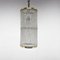Preciosa zugeschriebene Deckenlampe aus Messing & Kristallglas, Ehemalige Tschechoslowakei, 1960er 8