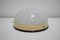 Mid-Century Glass Ceiling Lamp, Flush Mount or Wall Lamp, 1960s, Image 7