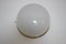 Mid-Century Glass Ceiling Lamp, Flush Mount or Wall Lamp, 1960s 5