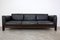 Vintage Drei-Sitzer Bastiano Ledersofa aus Palisander von Tobia Scarpa für Knoll 1