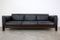 Vintage Rosewood and Leather Bastiano Three-Seater Sofa by Tobia Scarpa for Knoll, Image 1