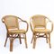 Bamboo and Cane Armchairs, 1960s, Set of 2 3