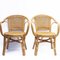 Bamboo and Cane Armchairs, 1960s, Set of 2 4