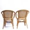 Bamboo and Cane Armchairs, 1960s, Set of 2 5