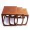 Quadrille Nesting Tables in Teak attributed to G-Plan, 1980s, Set of 3, Image 2