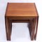 Tavolini ad incastro Quadrille in teak attribuiti a G-Plan, anni '80, set di 3, Immagine 6