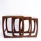 Quadrille Nesting Tables in Teak attributed to G-Plan, 1980s, Set of 3 9